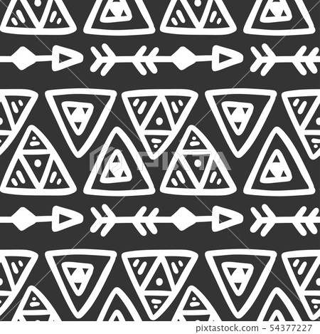 Seamless aztec vector pattern. Seamless aztec vector pattern. 54377227