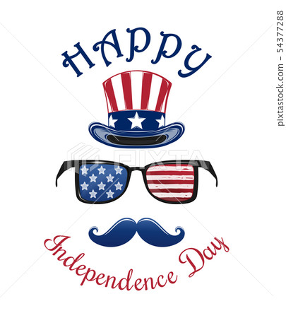Independence Day logo design. 4th of July 54377288