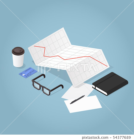 Isometric Business Concept Illustration 54377689