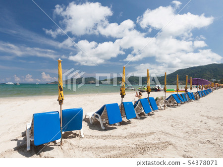 Chairs and umbrella Chairs and umbrella 54378071