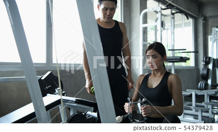 Exercise concept. Young people are playing Exercise concept. Young people are playing 54379428