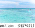 Beautiful calm sea, Nagannu Island, Okinawa, Japan 54379545