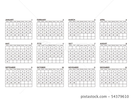 Calendar image 54379610