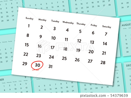 Calendar image 54379639