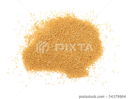 Close up heap of amaranth seeds isolated on white Close up heap of amaranth seeds isolated on white 54379904