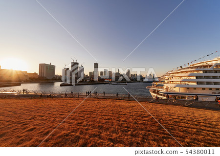 橫濱港的晚上視圖 橫濱港的晚上視圖 54380011