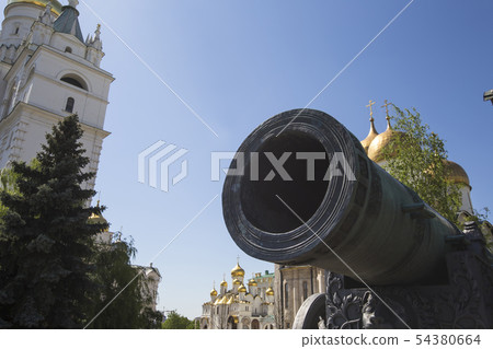 The Tsar Cannon. Inside of Moscow Kremlin, Russia The Tsar Cannon. Inside of Moscow Kremlin, Russia 54380664