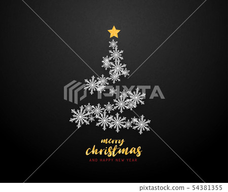 Merry Christmas and Happy new year greeting card Merry Christmas and Happy new year greeting card 54381355
