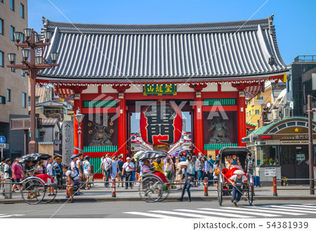 日本東京都市風景淺草寺（Kaminarimon） 54381939