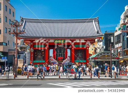 日本東京都市風景淺草寺(Kaminarimon) 日本東京都市風景淺草寺(Kaminarimon) 54381940