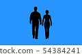 Man and woman walking together 54384241