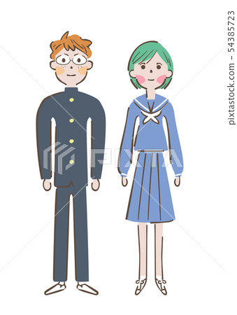 Student Uniform Sailor Uniform School Uniform Illustration Student Uniform Sailor Uniform School Uniform Illustration 54385723