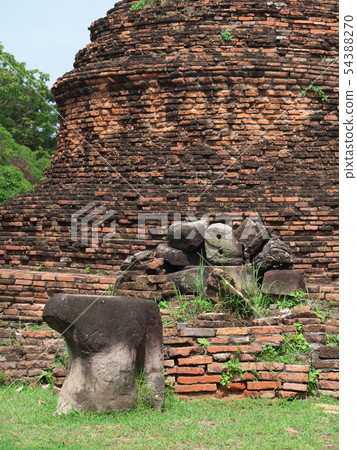 泰國Ayutthaya Wat Phra Seasan寵物 泰國Ayutthaya Wat Phra Seasan寵物 54388270