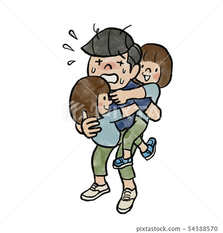 抱著背馱式球拍 54388570