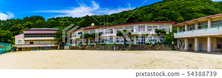 Unzen Futtsu Elementary School Closed Historical Record Panorama [Obamacho, Unzen City, Nagasaki Prefecture] 54388739