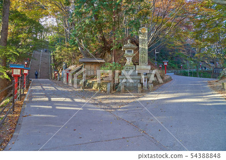 男人Saka Mesaka分叉在秋天Takao Yamayakuoin在Hachioji,東京 男人Saka Mesaka分叉在秋天Takao Yamayakuoin在Hachioji,東京 54388848