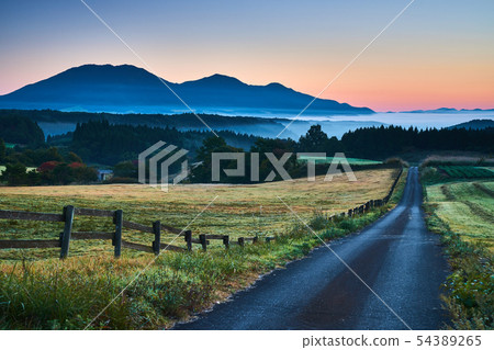 Aoyama Sanza looking at the dawn pasture 54389265