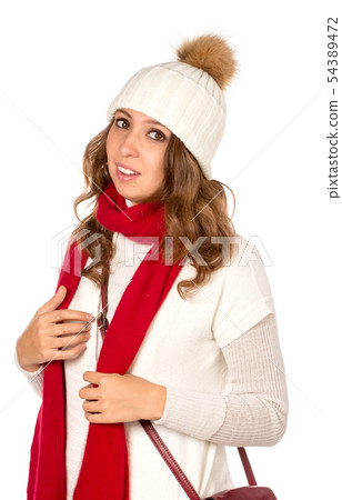 Winter Portrait of beautiful Woman Winter Portrait of beautiful Woman 54389472
