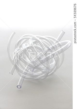 使用透明乙烯基管的血管和血液模型 使用透明乙烯基管的血管和血液模型 54389676
