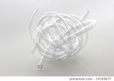使用透明乙烯基管的血管和血液模型 54389677
