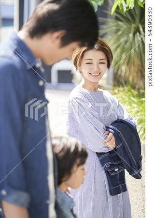 Family lifestyle go out Family lifestyle go out 54390330