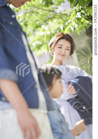 Family lifestyle go out Family lifestyle go out 54390335