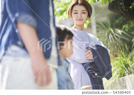 Family lifestyle go out Family lifestyle go out 54390405