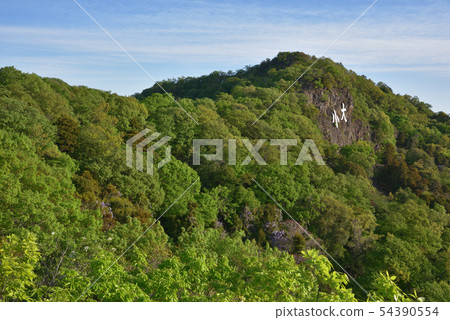 See the direction of the summit from the peak on the south side of the large and small mountains See the direction of the summit from the peak on the south side of the large and small mountains 54390554