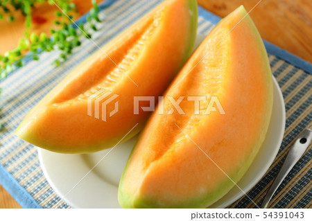 Melon Plated Dessert 54391043