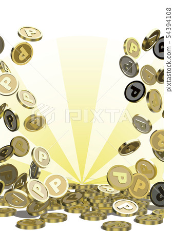 Vector illustration design CG ai symbol coin points Vector illustration design CG ai symbol coin points 54394108