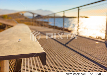 The Atlantic Road, view from walking path, Norway The Atlantic Road, view from walking path, Norway 54395030