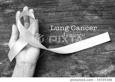 White/ light pearl ribbon for raising awareness White/ light pearl ribbon for raising awareness 54395566