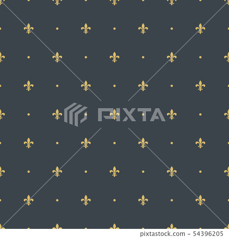 fleur-de-lis seamless pattern background fleur-de-lis seamless pattern background 54396205