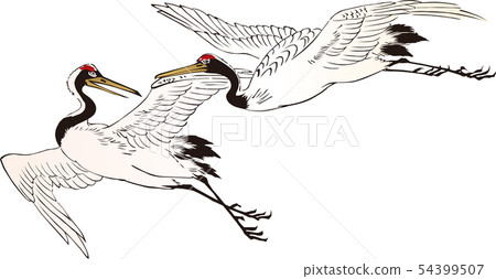 Ukiyo-e Crane 4 Ukiyo-e Crane 4 54399507