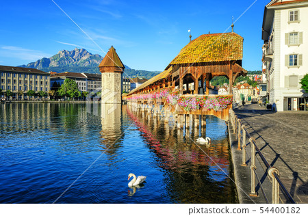 Wooden Chapel Bridge, Lucerne, Switzerland 54400182