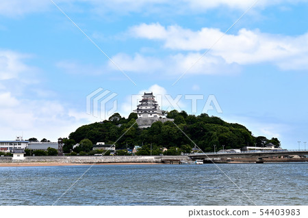 Karatsu city scenery Karatsu castle Karatsu city scenery Karatsu castle 54403983