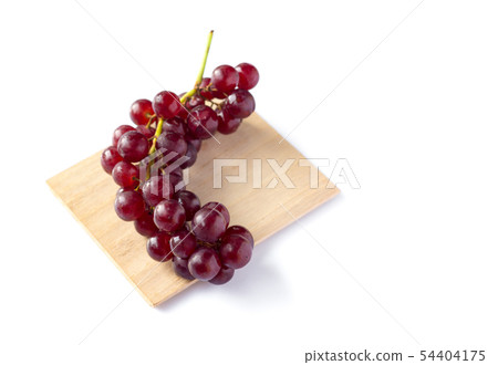 Red grape isolated on the white background Red grape isolated on the white background 54404175