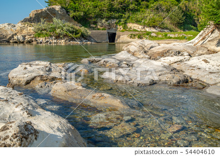 島根縣，溫泉津市，久島島公園的岸（3月5月） 54404610