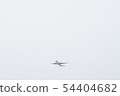 Airplane seen in the distance 54404682