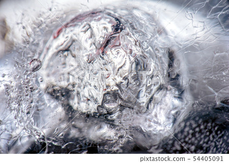 Macro shot of Ice surface 54405091