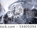 Macro shot of Ice surface 54405094