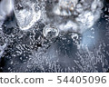 Macro shot of Ice surface 54405096