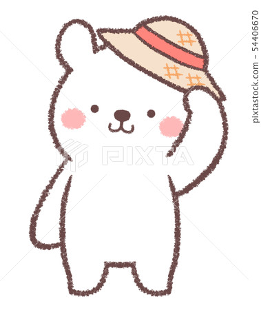 bear straw hat