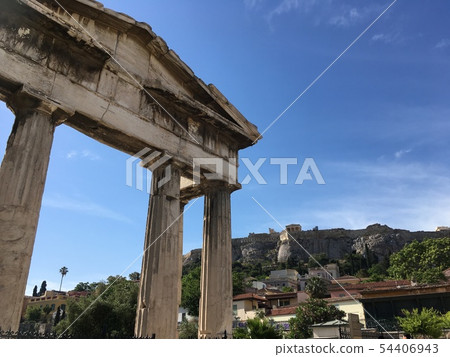 在雅典市的廢墟 54406943