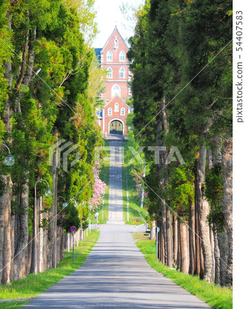 Early summer Trappist Monastery morning Early summer Trappist Monastery morning 54407583
