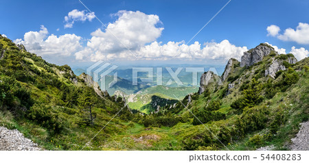 The valley in the Great Rozsutec hill in The Vratn The valley in the Great Rozsutec hill in The Vratn 54408283