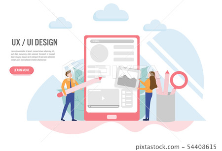 User experience and user interface concept User experience and user interface concept 54408615