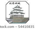 Shibata castle 100 famous castle illustrations 54410835