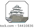 Shibata castle 100 famous castle illustrations 54410836