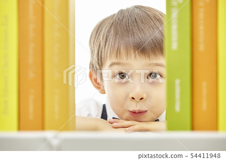 Toddler, Child, Kids, Book, Reading, Studying, Learning, Education, Businessman Toddler, Child, Kids, Book, Reading, Studying, Learning, Education, Businessman 54411948